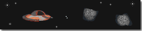 Asteroiden Screensaver